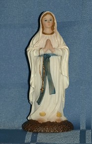 OUR LADY OF LOURDES, 5.5 INCHES.