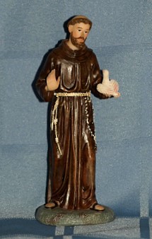 SAINT FRANCIS OF ASSISI, 5.5 INCHES.