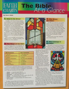 THE BIBLE AT A GLANCE CHART by SCOTT HAHN