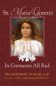 ST. MARIA GORETTI In Garments All Red by FR. GODFREY POAGE, C.P.