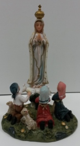 OUR LADY OF FATIMA WITH CHILDREN 5.5 Inches