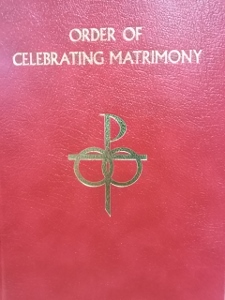 ORDER OF CELEBRATING MATRIMONY   Catholic Book Publishing Company 238/13
