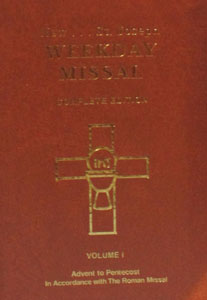 ST. JOSEPH WEEKDAY MISSAL. VOL 1 # 920/09.