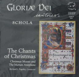 THE CHANTS OF CHRISTMAS by Gloriae Dei Cantores. CD.