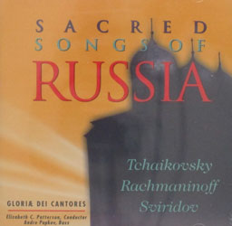 SACRED SONGS OF RUSSIA. Gloriae Dei Cantores. CD.