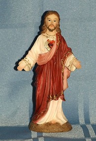 SACRED HEART OF JESUS, 5.5 INCHES.