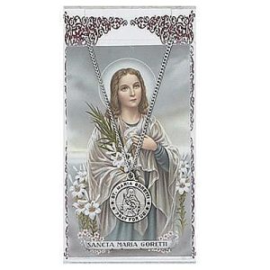 ST. MARIA GORETTI PRAYER CARD SET.  #PSD600MG.