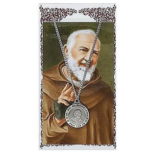 ST. PIO PRAYER CARD SET.  #PSD600PP.