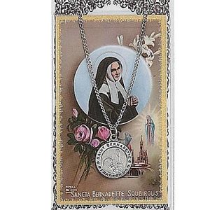 ST BERNADETTE PRAYER CARD SET.  #PSD600BD.