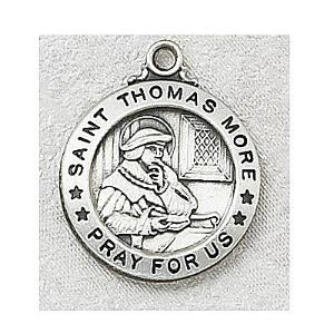 SAINT THOMAS MORE MEDAL.  L600TM.