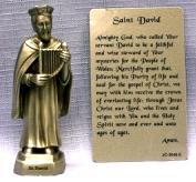 PEWTER STATUE: Saint David.  JC-3048-E.