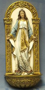 OUR LADY OF GRACE HOLY WATER FONT. 62828.