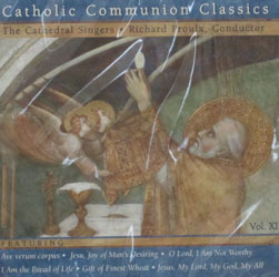 CATHOLIC COMMUNION CLASSICS, The Cathedral Singers CD