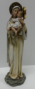 MADONNA AND CHILD STATUE #40658