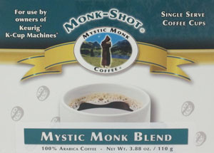 MYSTIC MONK COFFEE-MYSTIC MONK BLEND MONK SHOT