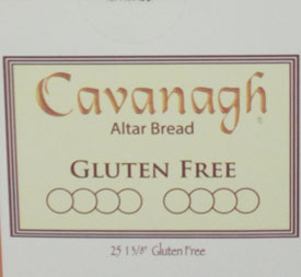 CAVANAGH COMMUNION HOST GLUTEN FREE 1 3/8 inch