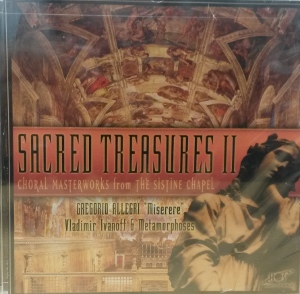 SACRED TREASURES II Choral Masterworks from the Sistine Chapel  CD